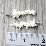 Rattlesnake Vertebrae  Earrings  #455n   Mountain Man Earrings