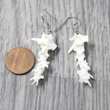 Rattlesnake Vertebrae  Earrings  #455n   Mountain Man Earrings