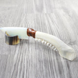 Deer Jaw Handle Opalite Blade Ornamental Knife #065n     Mountain Man Knife