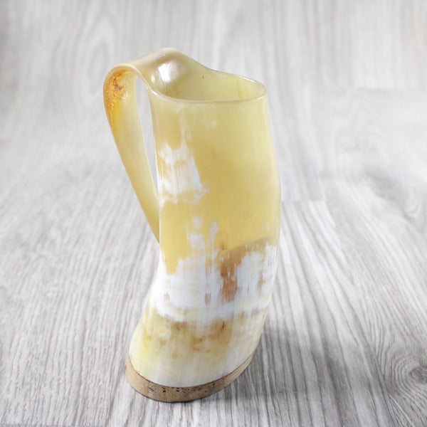 1 Horn Mug #464-2 Medieval Tankard