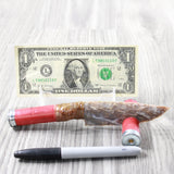 Shotgun Shell Handle Stone Blade Ornamental Knife #374-2 Mountain Man Knife