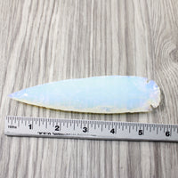 1 Opalite Ornamental Spearhead  #474-2  Arrowhead