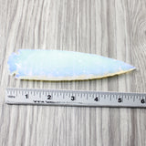 1 Opalite Ornamental Spearhead  #474-2  Arrowhead
