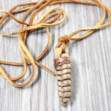 Rattlesnake Rattle  Necklace  #415n    Mountain Man Necklace