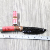 Shotgun Shell Handle Obsidian Blade Ornamental Knife #715n  Mountain Man Knife