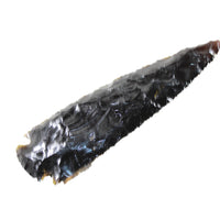 1 Glass Ornamental Spearhead  #884-2  Arrowheads