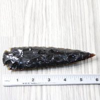 1 Glass Ornamental Spearhead  #884-2  Arrowheads