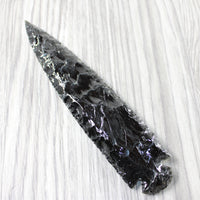 1 Obsidian Ornamental Spearhead  #804-2 Arrowhead
