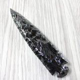 1 Obsidian Ornamental Spearhead  #804-2 Arrowhead