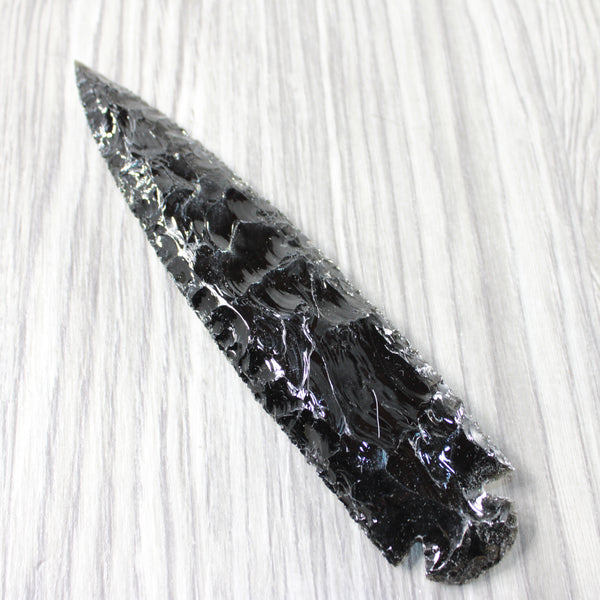 1 Obsidian Ornamental Spearhead  #804-2 Arrowhead