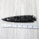 1 Obsidian Ornamental Spearhead  #804-2 Arrowhead