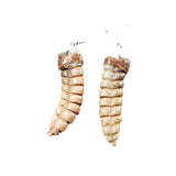 Very Very Large Rattlesnake Rattle Earrings  #625n  Mountain Man Earrings