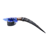 Impala Horn Handle Glass Blade Ornamental Knife #235n    Mountain Man Knife