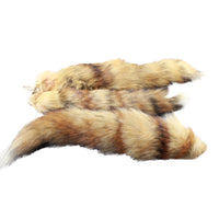3 Red Fox Tail Key Rings #34-2  Taxidermy Keychain Tassel Bag Tag