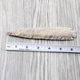 1 Stone Ornamental Spearhead  #345n     Agate Jasper Arrowheads