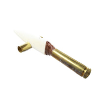 50 Cal Shell Casing Handle Bone Blade Ornamental Knife #334-2 Mountain Man Knife z