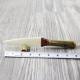 50 Cal Shell Casing Handle Bone Blade Ornamental Knife #334-2 Mountain Man Knife z