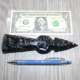 1 Obsidian Ornamental Tomahawk Head  #569    Axe Hatchet Ax