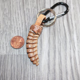Very Large Rattlesnake Rattle Key Ring   #25269       Key Chain