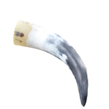 1 Raw Unfinished Cow Horn #175n   Natural Colored