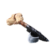 Grapevine Wood Handle Obsidian Blade Ornamental Knife #374-2 Mountain Man Knife