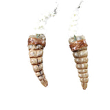 Rattlesnake Rattle Plus Vertebrae Earrings  #485n  Mountain Man Earrings