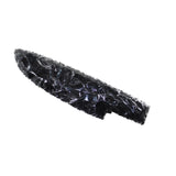 1 Obsidian Ornamental Knife Blade  #095n    Mountain Man Knife