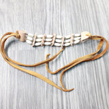 1 Bone Hairpipe Bead Arm Band  #395d        Mountain Man Jewelry