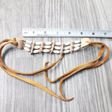 1 Bone Hairpipe Bead Arm Band  #395d        Mountain Man Jewelry