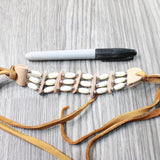 1 Bone Hairpipe Bead Arm Band  #395d        Mountain Man Jewelry