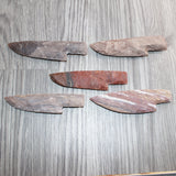 5 Stone Ornamental Knife Blades  #960