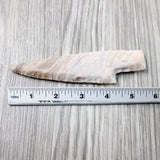 1 Stone Ornamental Knife Blade  #865n     Mountain Man Knife