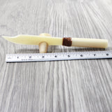 Bone Handle Bone Blade Ornamental Knife #465n    Mountain Man Knife