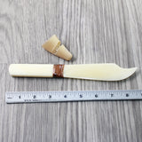 Bone Handle Bone Blade Ornamental Knife #465n    Mountain Man Knife
