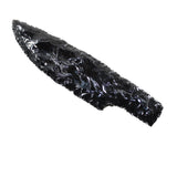 1 Obsidian Ornamental Knife Blade  #865n    Mountain Man Knife