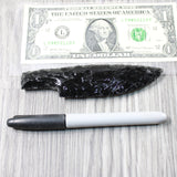 1 Obsidian Ornamental Knife Blade  #865n    Mountain Man Knife