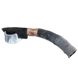 Impala Horn Handle Obsidian  Blade Ornamental Knife #05660
