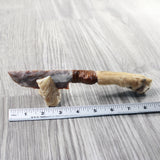 Coyote Foot Handle Stone Blade Ornamental Knife #175n    Mountain Man Knife