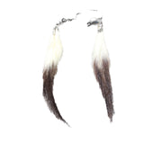 Ermine Tail Earrings  #485n  Mountain Man Earrings