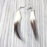 Ermine Tail Earrings  #485n  Mountain Man Earrings