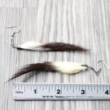 Ermine Tail Earrings  #485n  Mountain Man Earrings