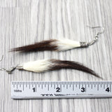 Ermine Tail Earrings  #485n  Mountain Man Earrings