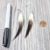 Ermine Tail Earrings  #485n  Mountain Man Earrings