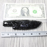 1 Obsidian Ornamental Knife Blade  #585n    Mountain Man Knife