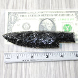 1 Obsidian Ornamental Knife Blade  #3751  Mountain Man Knife