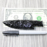 1 Obsidian Ornamental Knife Blade  #3751  Mountain Man Knife