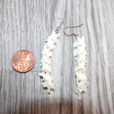 Rattlesnake Vertebrae  Earrings  #25160