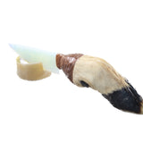 Deer Foot Handle Opalite Blade Ornamental Knife #125d     Mountain Man Knife