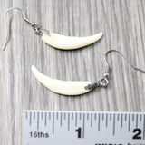 Fox Teeth Earrings  #425d  Mountain Man Earrings