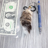 1 Bobcat Tail Key Ring #1760  Taxidermy Keychain Tassel Bag Tag